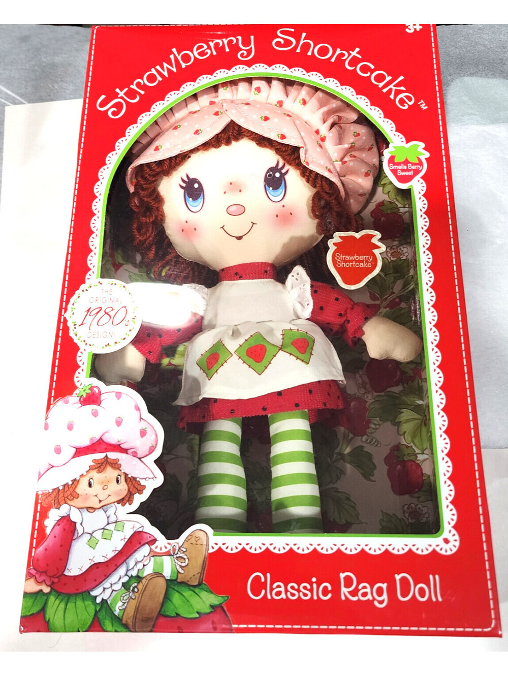 Strawberry Shortcake 14" Rag Doll Berry Best Friend Retro 1980s Design Plush Nib